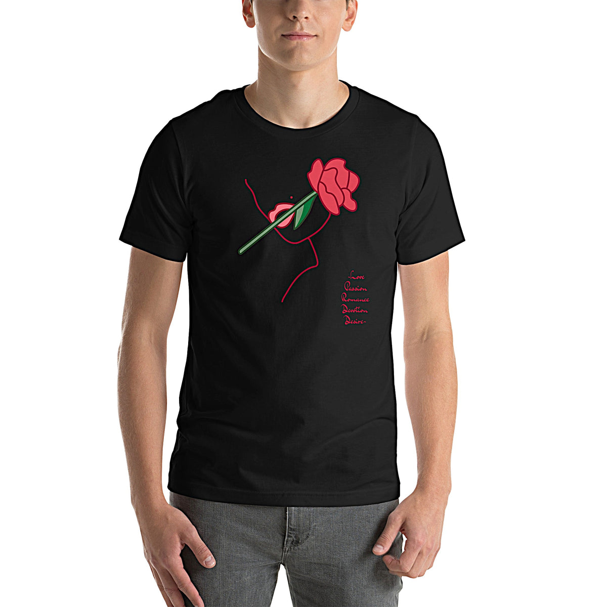 Graphic T-Shirt - Rose ...